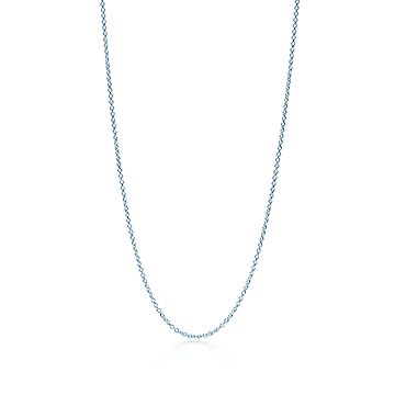 Chain in 18k white gold. | Tiffany \u0026 Co.