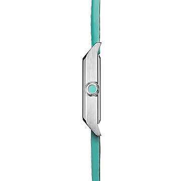 憧憬と永遠の【ティファニー】ユニオン スクエア 27mm ウォッチ Union Square 27 mm Watch in Steel with a White Dial