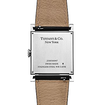 ユニオン スクエア 30MM メカニカル ウォッチ スチール ティファニー