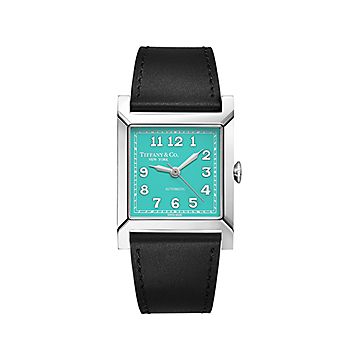 ユニオン スクエア 30MM メカニカル ウォッチ スチール ティファニー