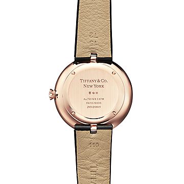 ティファニー エタニティ 32MM ラウンド ウォッチ ダイヤモンド ローズ