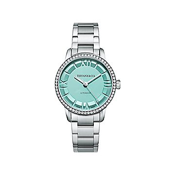 ティファニー アトラス 34MM 自動巻きウォッチ ダイヤモンド 