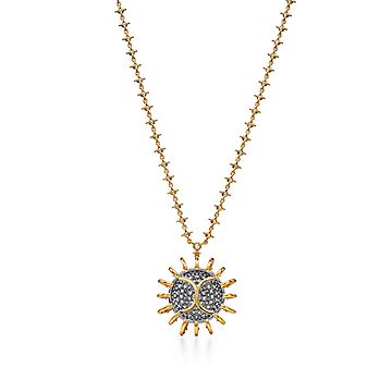 Apollo by Tiffany ペンダント ダイヤモンド ゴールド＆プラチナ