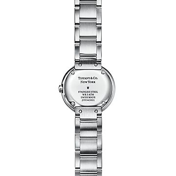 Atlas® 24 mm watch in stainless steel with diamonds and gray Atlas® 24 mm watch in stainless steel with diamonds and gray