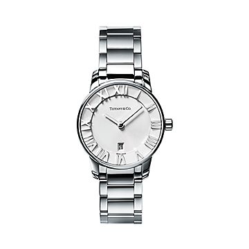 Atlas® 2-Hand 29 mm women's watch in stainless steel.| Tiffany u0026 Co.