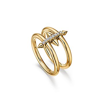 Tiffany ティファニー タイタン #18 3連リング ダイアモンド ティファニー タイタン BY ファレル・ウィリアムス リング