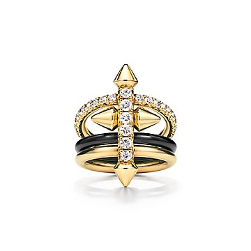 Tiffany ティファニー タイタンリング #14 チタン・ダイアモンド Tiffany ティファニー タイタンリング #14 チタン・ダイアモンド