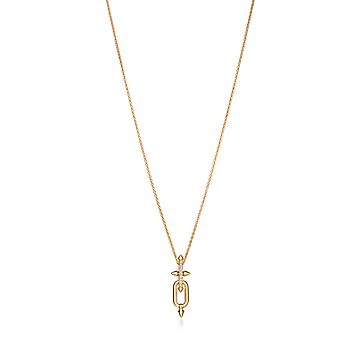 【ゴールド】タイタンスパイクペンダントネックレス [B349] ティファニー タイタン BY ファレル・ウィリアムス ネックレス