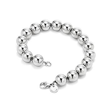 bracciale palline argento tiffany