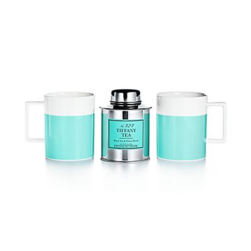 Color Block tea set with bone china 