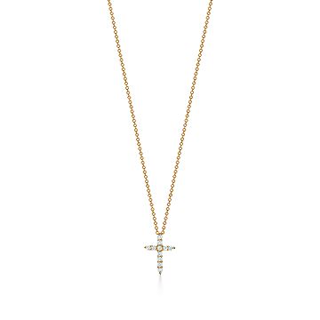 Tiffany and deals co cross necklace