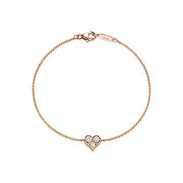 tiffany diamond heart bracelet