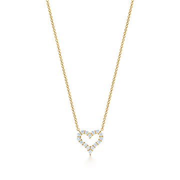 Buy Zeneme Pendant Gold Plated American Diamond Heart Shaped Trendy Pendant  For Girl & Women Online at Best Prices in India - JioMart.
