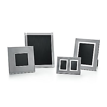 Square Frame in Sterling Silver, Size: 3.5 x 3.5 in.