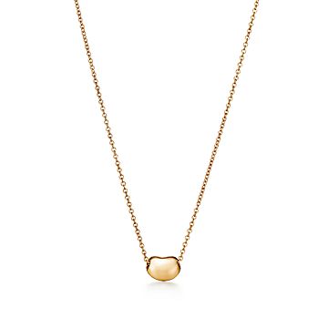 tiffany 7mm bean necklace