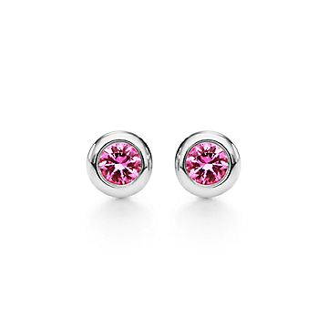 Elsa Peretti™ Color by the Yard earrings in sterling silver with