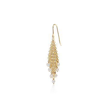 elsa peretti mesh fringe earrings