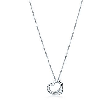 Подвеска Elsa Peretti™ Open Heart из серебра. Доступны