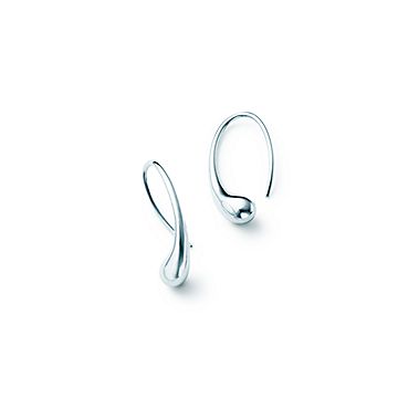 elsa peretti teardrop hoop earrings