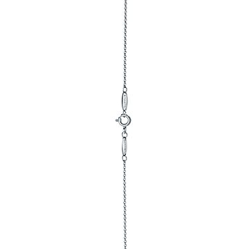 Elsa Peretti® Alphabet Letter K Pendant in Silver, Small | Tiffany & Co.