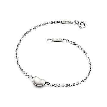 Tiffany gold bean bracelet Clearance