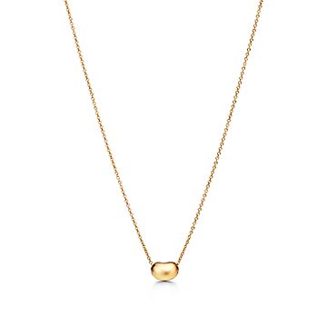 Tiffany & Co., Elsa Peretti Vintage Diamond Bean Pendant Necklace Available  For Immediate Sale At Sotheby's