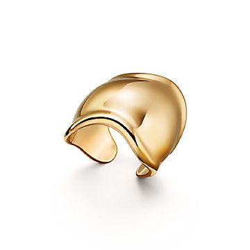 Elsa Peretti® Bone Ring in Yellow Gold | Tiffany & Co. US