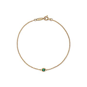 Emerald Bracelet in Yellow Gold 