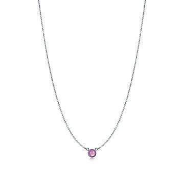 tiffany purple heart necklace