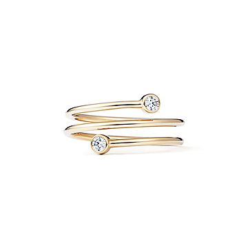 Elsa Peretti® Diamond Hoop three-row 