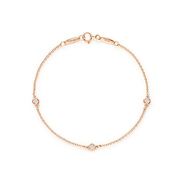 tiffany diamonds by the yard bracelet gold