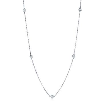 tiffany and co elsa peretti diamonds by the yard necklace