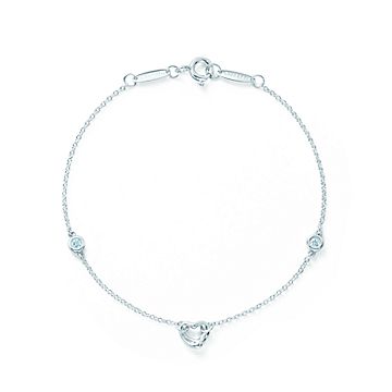 sterling silver open heart bracelet