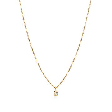 Elsa Peretti® Diamonds by the Yard® pendant in 18k gold. | Tiffany