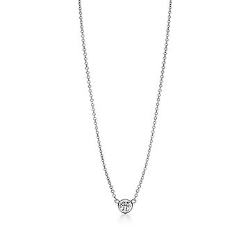 Elsa Peretti® Diamonds by the Yard® pendant in platinum 16