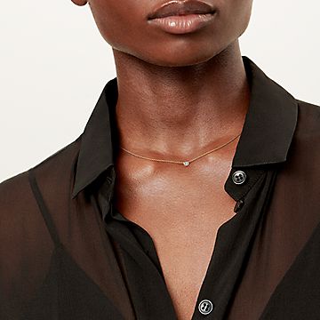 Elsa Peretti® Diamonds by the Yard® Single Diamond Pendant