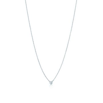 Diamond Pendant Necklace in Sterling Silver, Elsa Peretti®