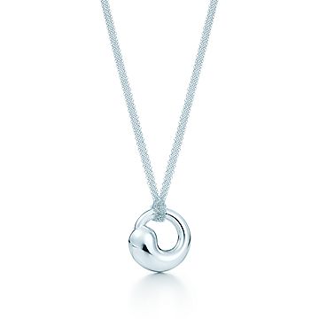 Tiffany & Co. Elsa Peretti Eternal Circle Key Ring 追跡付 Elsa Peretti® Eternal Circle key ring. Sterling silver