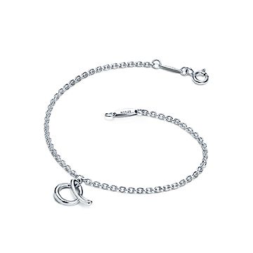 Elsa Peretti® Alphabet bracelet in sterling silver. Letters A-Z