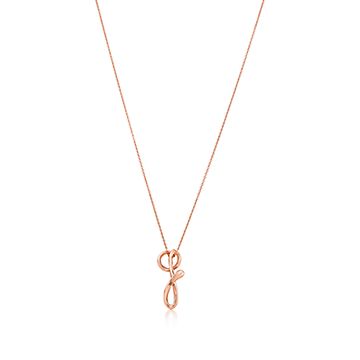 tiffany letter g necklace