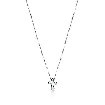Pendentif croix berbère argent 925/1000 platiné | Laval Europe