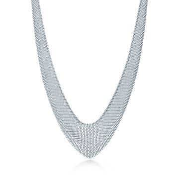 Elsa Peretti® Mesh bib necklace in 