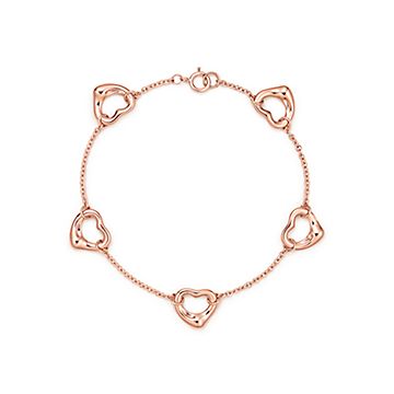 tiffany and co open heart bracelet