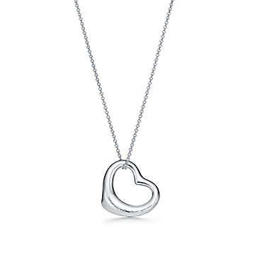 Elsa Peretti Open Heart Pendant in Sterling Silver. More Sizes Available, Size: 27 mm