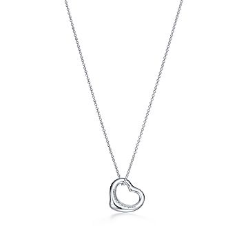 Tiffany elsa peretti store open heart pendant