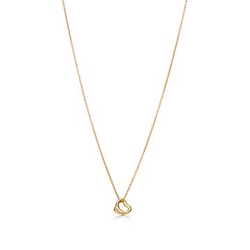 14K Gold Diamond Halo Lapis Skinny Heart Necklace
