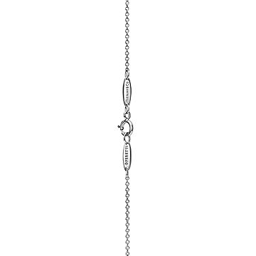 Elsa Peretti® Open Heart Pendant in Platinum with Sapphires