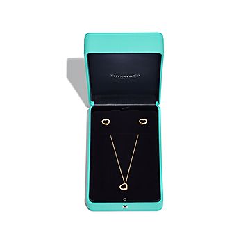 【Tiffany&Co】☆人気☆Yard Open Heart Necklace Tiffany & Co. Sterling Silver Estate Elsa Peretti 'Diamonds