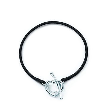 Elsa Peretti® Open Heart silk bracelet 