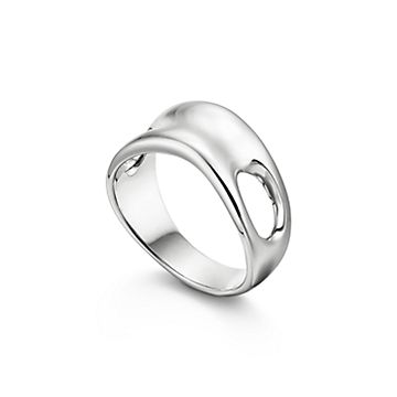Used] TIFFANY 925 Open Wave Ring US size 6 [g367-13] | eBay